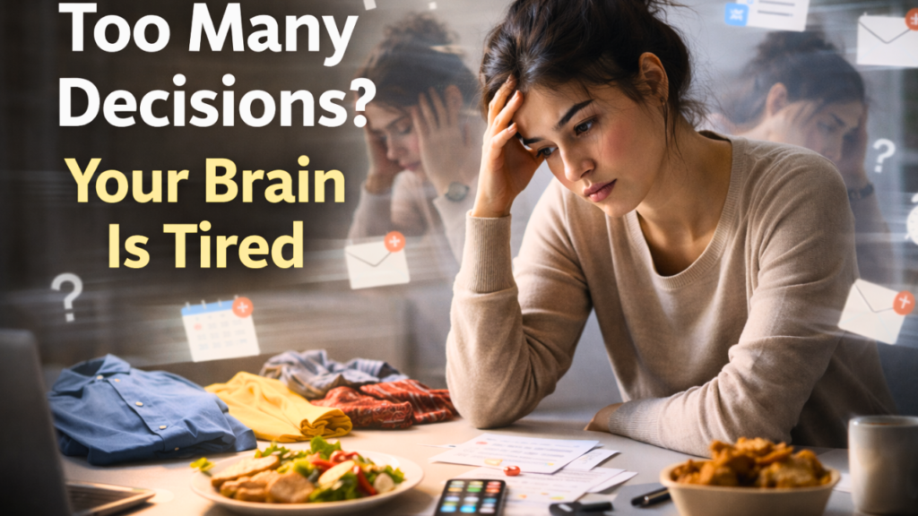 Decision Fatigue का Mental Load connection